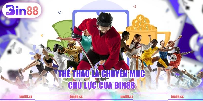 Thể thao là chuyên mục chủ lực của BIN88